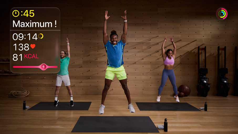 Image of an Apple Fitness+ workout