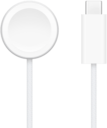شاحن USB‑C إلى جانب شاحن Apple Watch المغناطيسي السريع