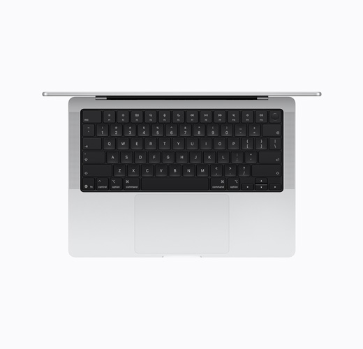 MacBook, Silver colour, top interior, open
