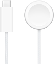 Nabíjačka USB‑C vedľa magnetickej rýchlonabíjačky na Apple Watch