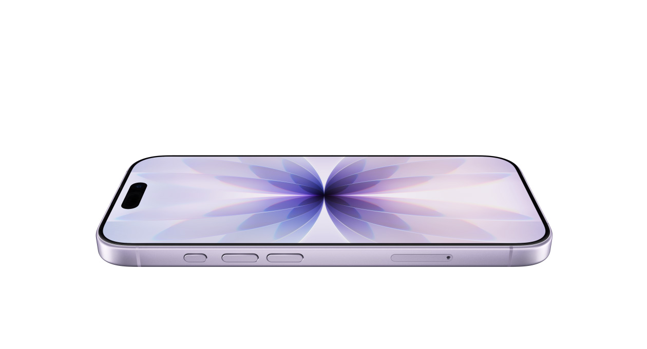 iPhone 17 ön yüzeyine yavaşça iniş yapan Ceramic Shield