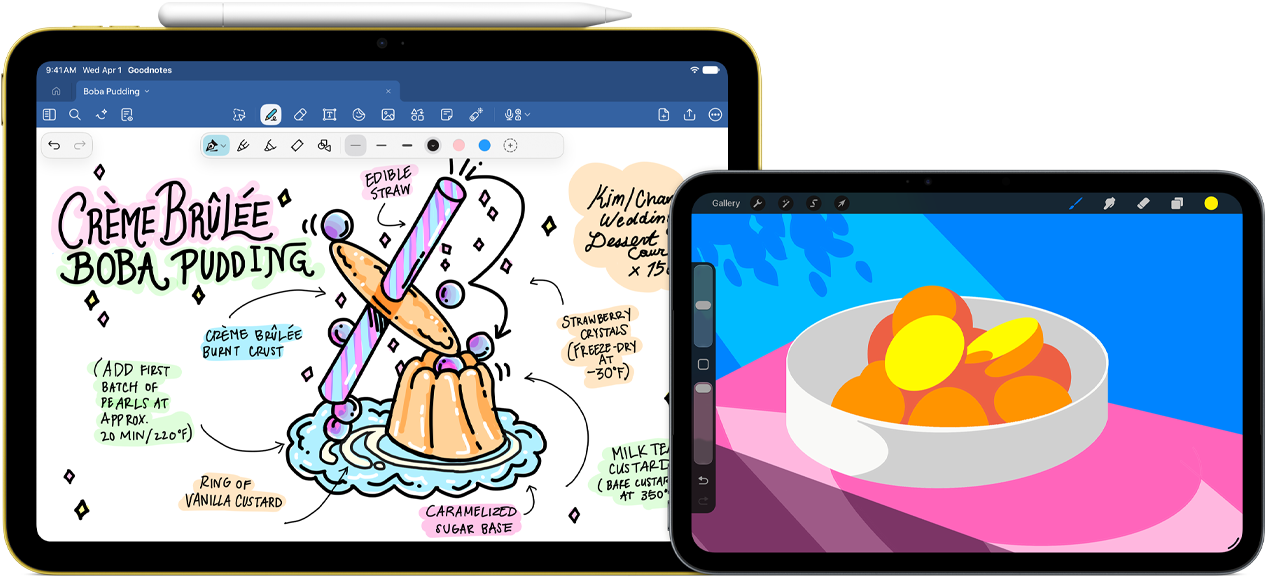 iPads y Apple Pencil (USB-C)
